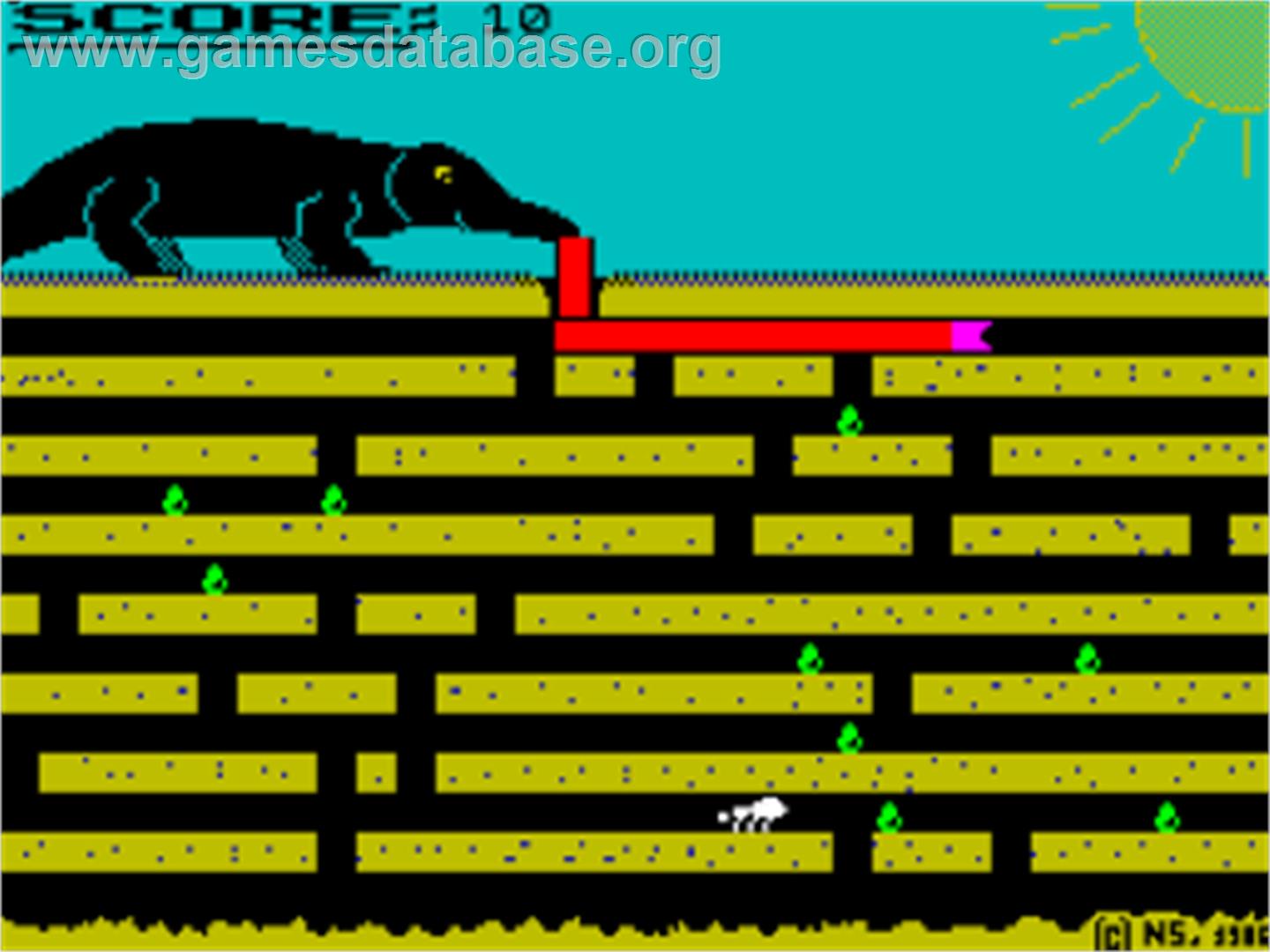Anteater - Sinclair ZX Spectrum - Artwork - In Game